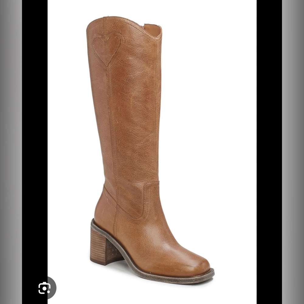 Lucky Brand Tan Heeled Boots
